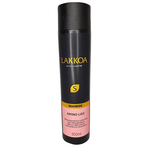 Lakkoa Shampoo Amino Liss Efeito Liso Crescimento Saudável 300mL