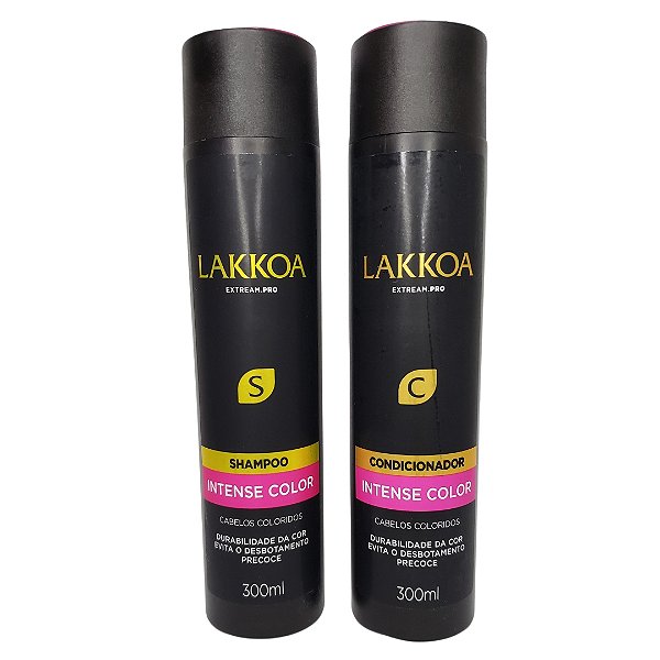 Lakkoa Intense Color Kit Shampoo E Condicionador Para Cabelos Coloridos