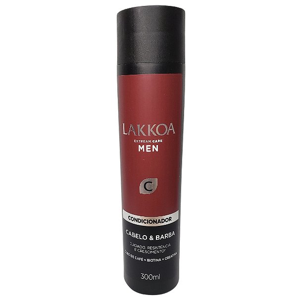 Condicionador Masculino Lakkoa Men Cabelo E Barba 300mL