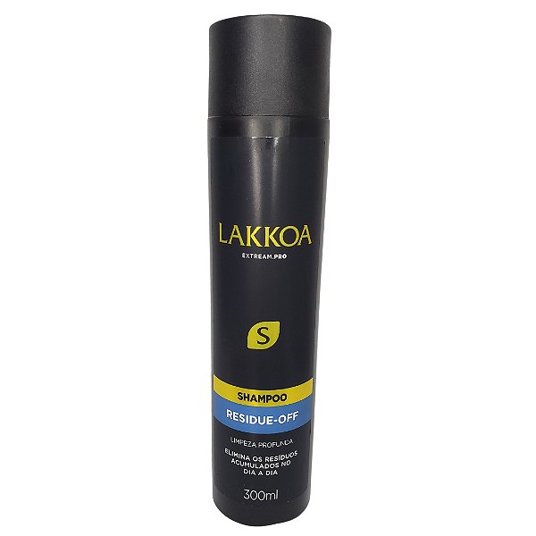 Shampoo Limpeza Profunda Lakkoa Residue-Off Anti Resíduos 300mL