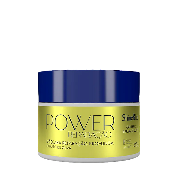 Máscara Reparação Profunda Power Reparação Shine Blue 315g
