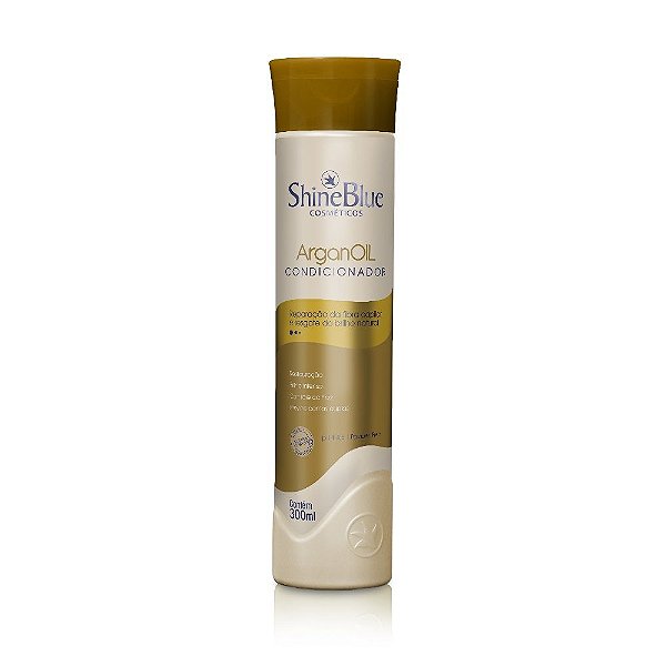 Condicionador Argan Oil Shine Blue Nutrição Hidratação E Reparação