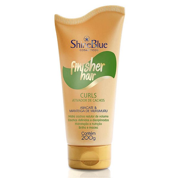 Ativador De Cachos Abacate E Manteiga De Murumuru Shine Blue Finisher Hair 200g