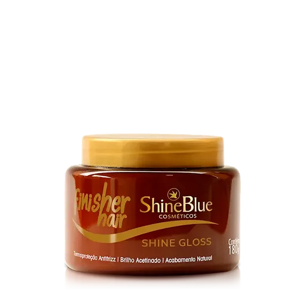 Finalizador Termoprotetor Shine Blue Finisher Hair Shine Gloss 180g