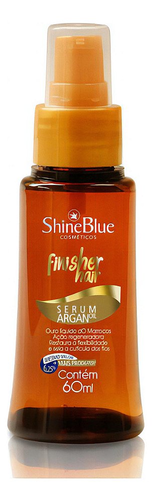 Sérum Argan Oil Shine Blue Finisher Hair 60ml
