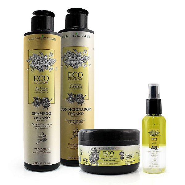 Nathydras Eco Iluminador Kit Vegano Completo