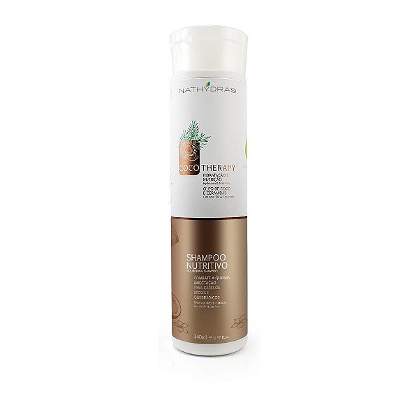 Nathydras Shampoo Nutritivo Coco Therapy Hidratação e Nutrição