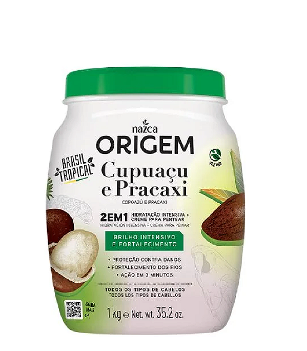 Nazca Creme Cupuaçu E Pracaxi 2em1 Hidratação Intensa 1kg