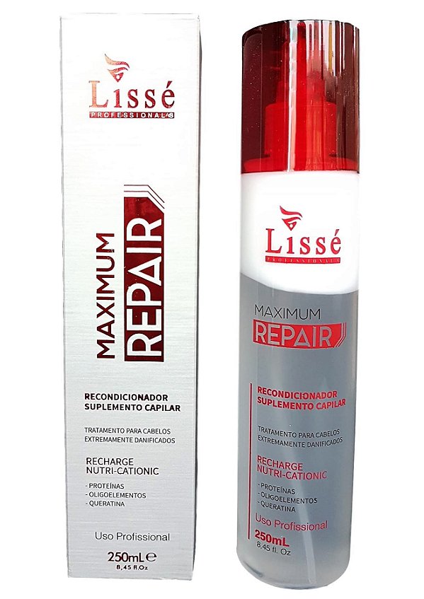 Maximum Repair Recharge Nutri-Cationic Lissé Professionals