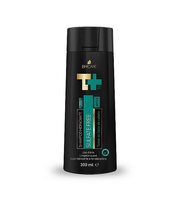BMCare Shampoo Hidratante Sulfate Free Sem Sal Todo Tipo de Cabelo