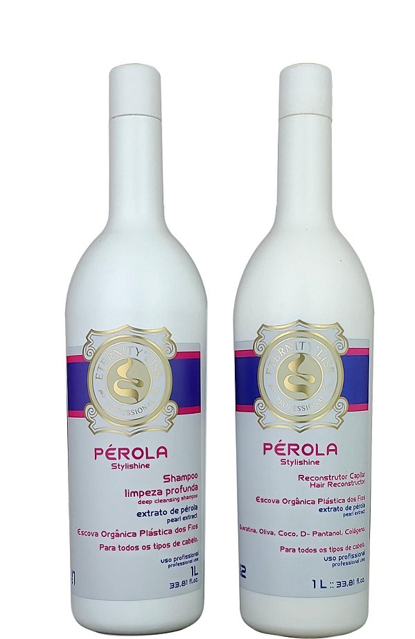 Eternity Liss Pérola Escova Organica Plastica dos Fios