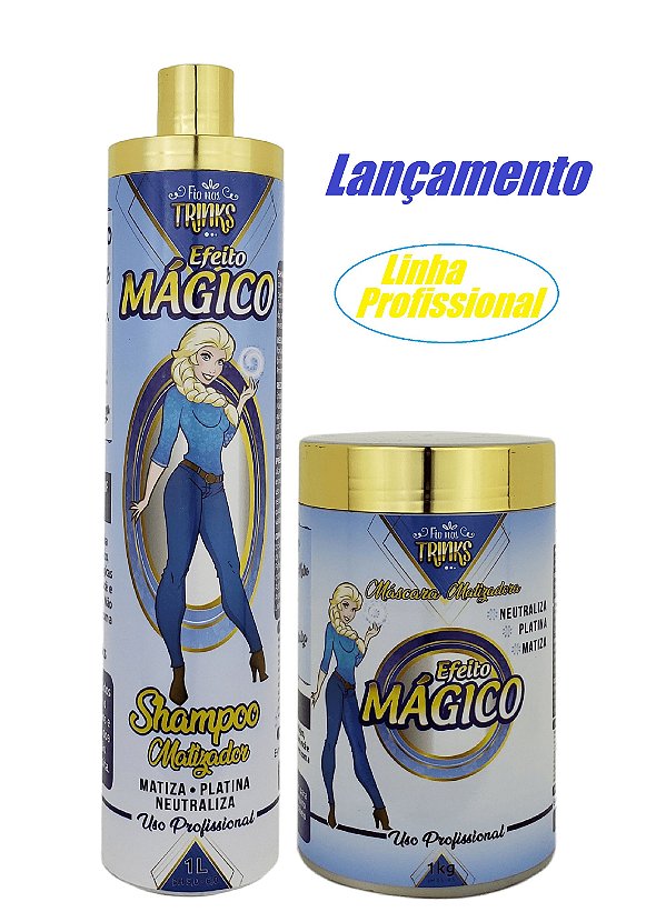 Fio Nos Trinks Efeito Mágico Kit Matizador Profissional 1L