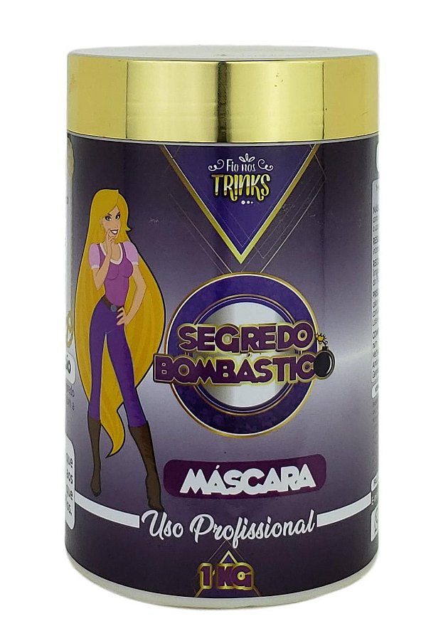 Máscara Segredo Bombástico Fio Nos Trinks Profissional 1kg