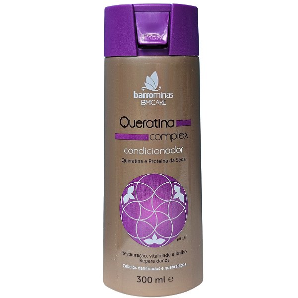 Barrominas Queratina Complex Condicionador  Para Cabelo Danificado E Quebradiço