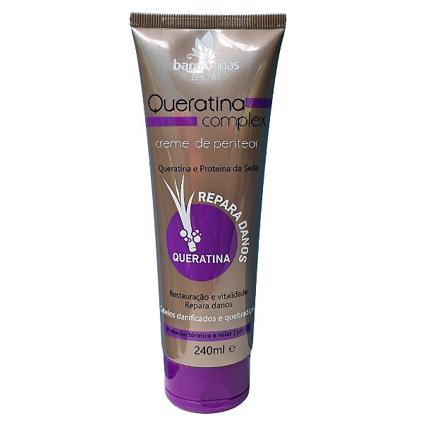 Creme De Pentear Queratina Complex Barro Minas 240 mL