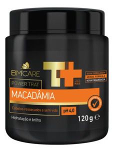 BMCare Power Trat Macadâmia Cabelos Ressecados E Sem Vida Barrominas