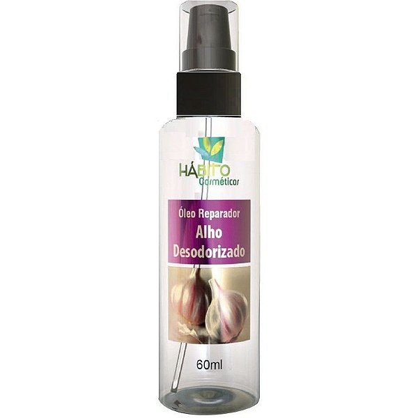 Óleo Reparador Alho Desodorizado Hábito Cosméticos 60 mL