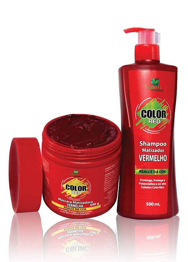 Color Red Kit Matizador Vermelho Hábito Cosméticos