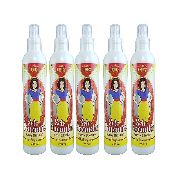 Sete Encantos Spray Bifásico 5 Unidades Para Revenda Fio Nos Trinks