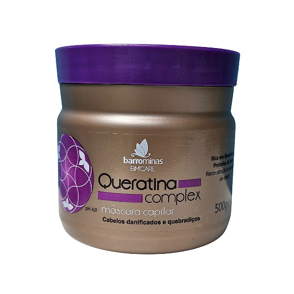 Máscara Capilar Restauradora Barrominas Queratina Complex 500g