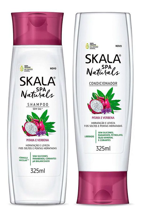 Skala Spa Nasturals Shampoo E Condicionador Pitaya E Verbena