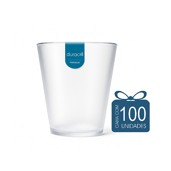 100 Copos Garotinho 300 ml Transparente