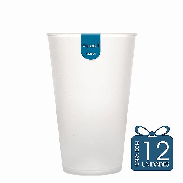 12 Copos Ecológico Biodegradável 550 ml