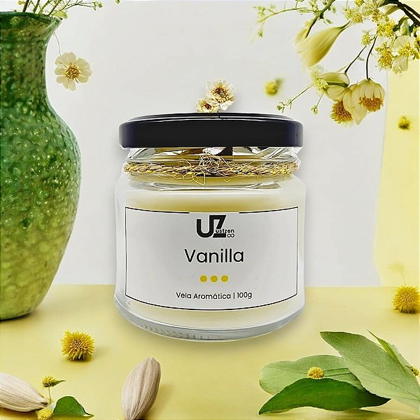 Vela Aromática Vanilla - Clássica