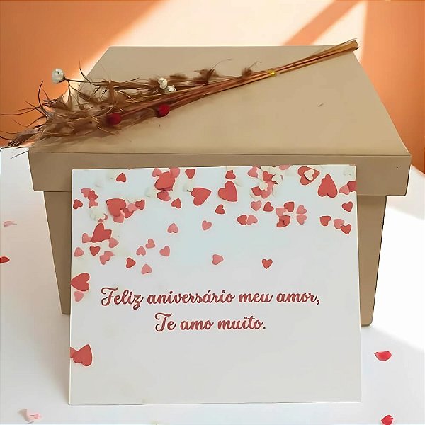 Caixa de Madeira para Presentes - Elegância