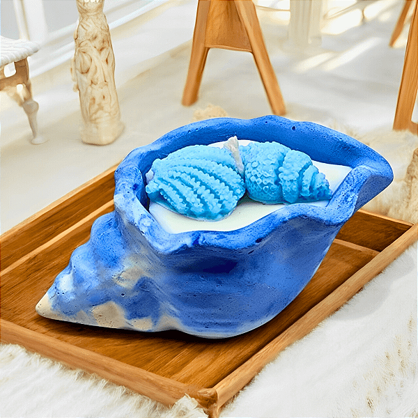 Vela Aromática Maresia - Concha Azul