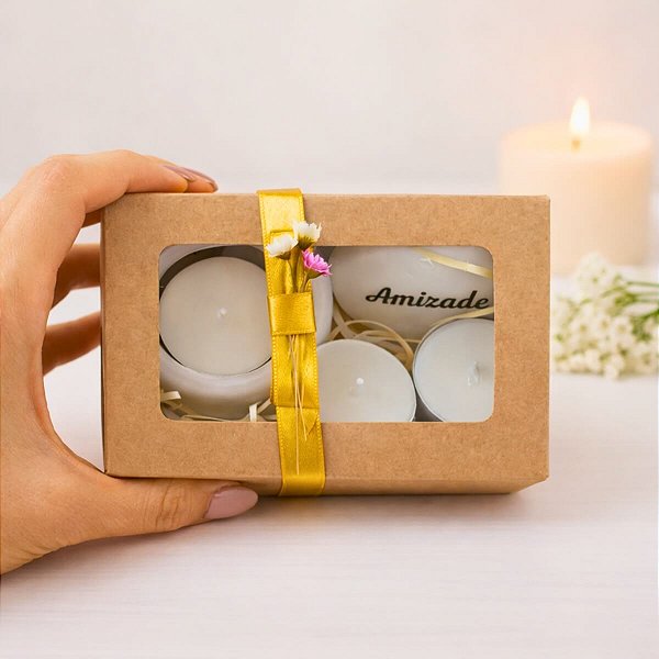 Kit Vela Aromática Rechaud - Agape