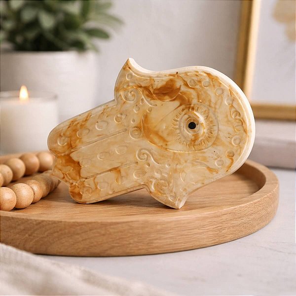 Porta Incenso Mão de Fátima