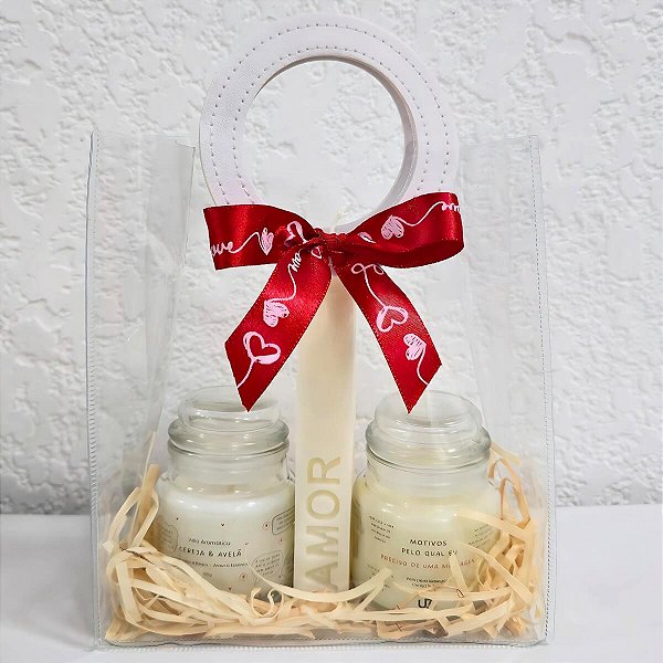 Kit Velas Aromáticas – Amor é Essência