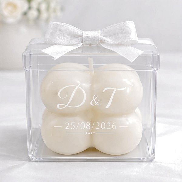 Mini Bubble - Vela Personalizada na Caixa