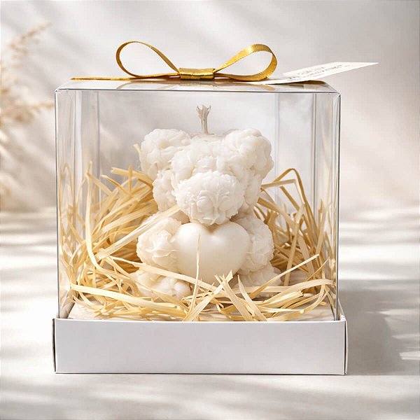 Vela Aromática Decorativa Ursinho Personalizada