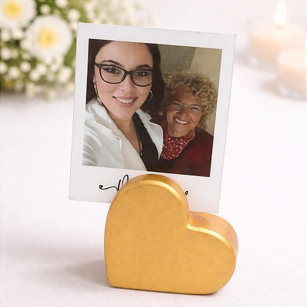 Porta Foto Recado - Coração