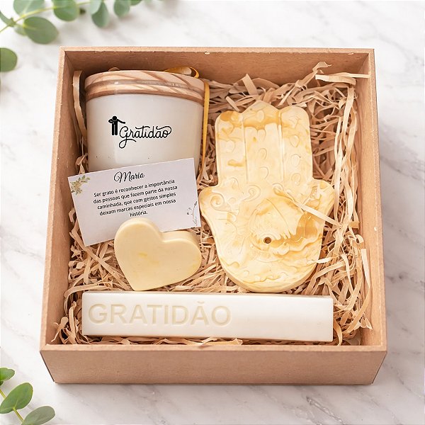Kit Aromático Personalizado Caixa Presente