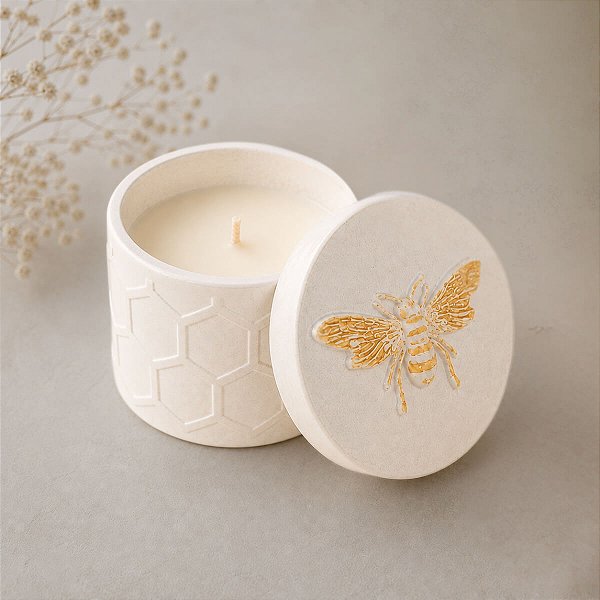 Vela Aromática Mel e Abelha – Melissa