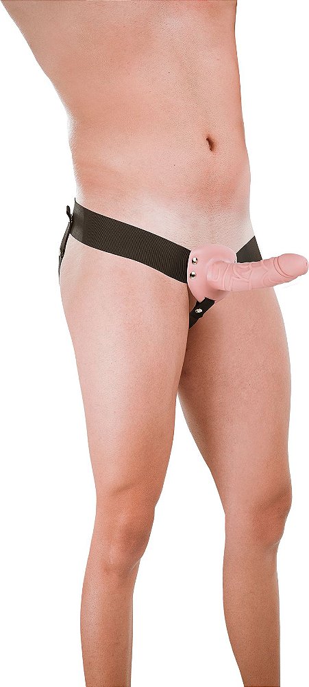 Capa Peniana Extensora com Cinto e Vibro 18 X 4,5 cm.