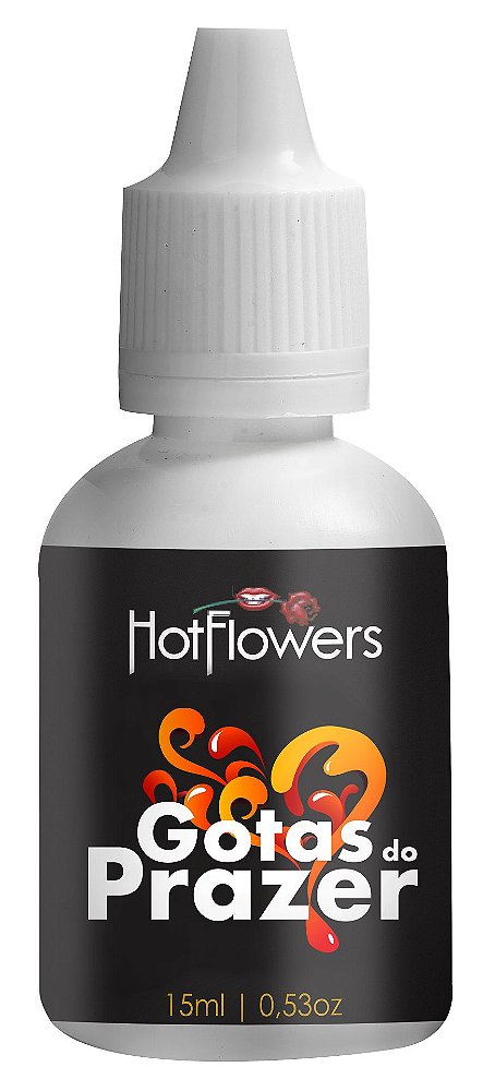 Gotas Do Prazer Excitante Feminino - Lubrificante Íntimo - Hot Flawers