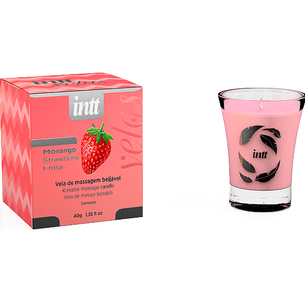 Vela Beijável Morango - INTT