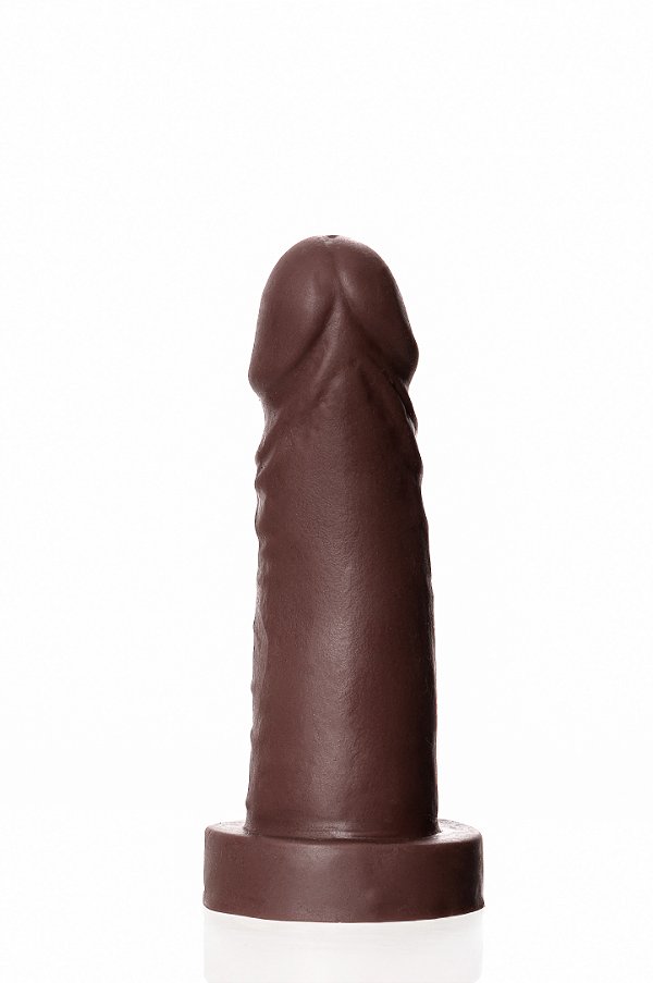 Pinto de Borracha Realístico Simples - Junior  -Marrom - 14x3,6 CM