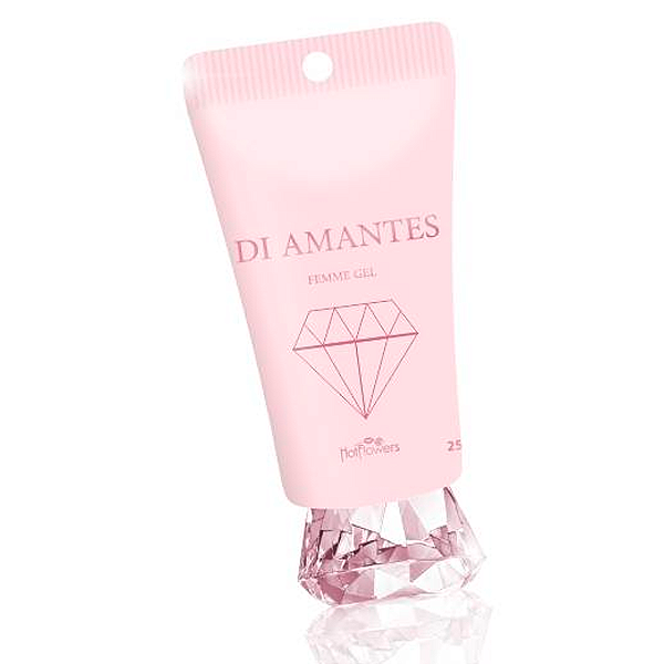 DI AMANTES - Gel Excitante Feminino - Hot Flowers - DIAMANTES