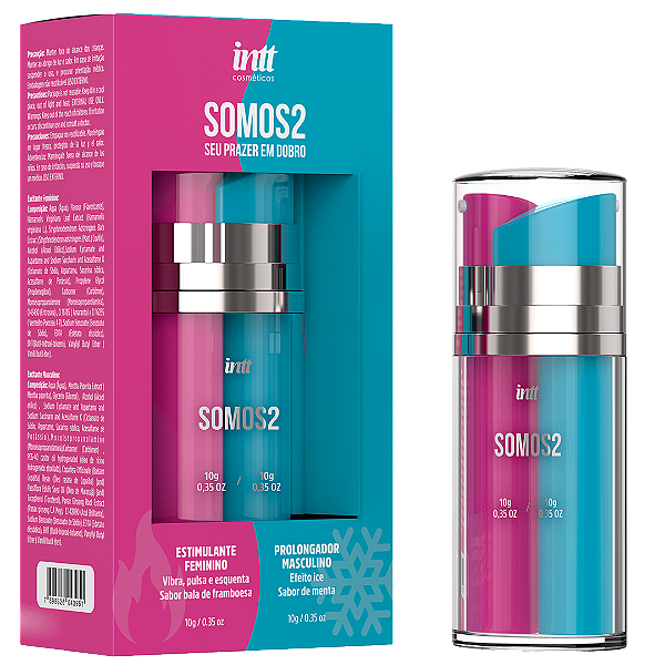 Somos 2 - Estimulante Feminino e Prolongador Masculino- Intt