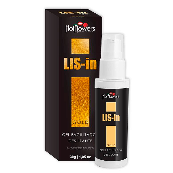 Gel Facilitador Deslizante LIS-in - Gel Para Sexo Anal - Hot Flowers