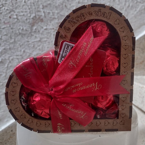 Mini Coração com Bombons