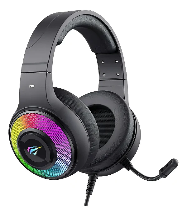 HEADSET HAVIT H2042D P2 PC/USB RGB BLK