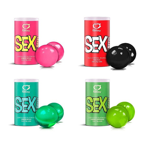 Sex Caps Bolinhas Beijáveis Ice -