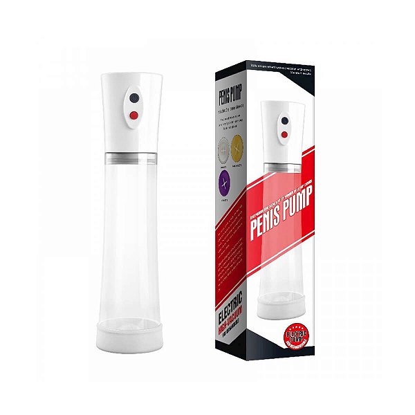 Bomba Peniana Pump Eletric High com Sucção Automática - BB005