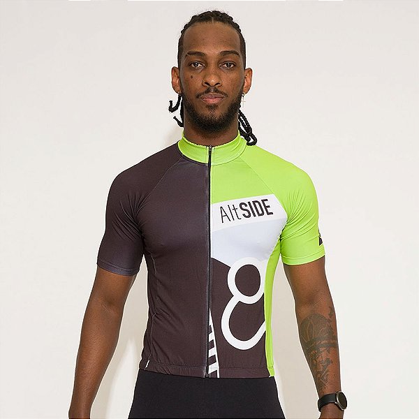 Camisa Ciclismo Masculina Verde